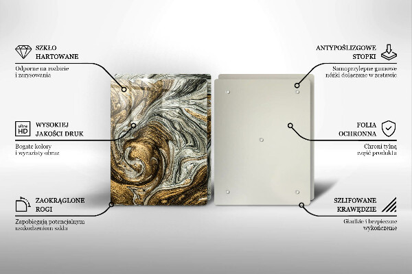 Deska do krojenia Bogata abstrakcja