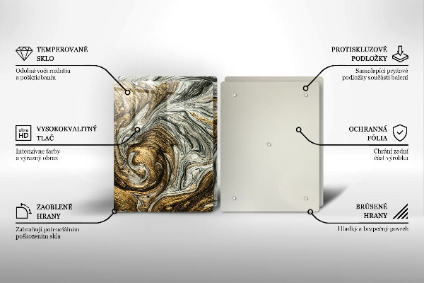 Deska do krojenia Bogata abstrakcja