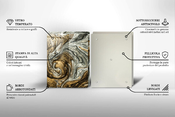 Deska do krojenia Bogata abstrakcja