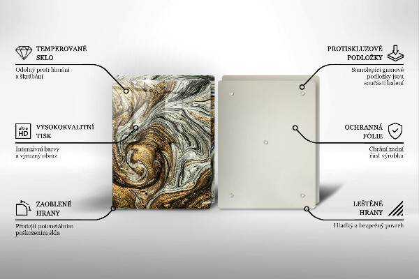 Deska do krojenia Bogata abstrakcja