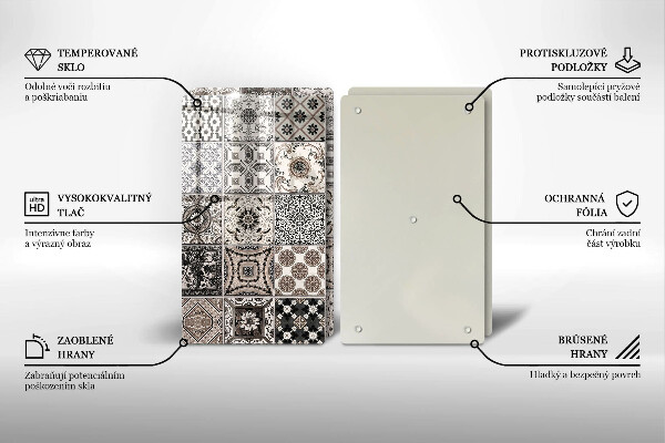 Deska do krojenia Płytki ozdobne kafelki