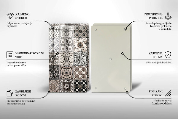 Deska do krojenia Płytki ozdobne kafelki