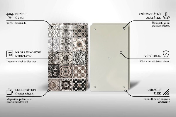 Deska do krojenia Płytki ozdobne kafelki