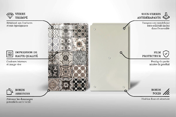 Deska do krojenia Płytki ozdobne kafelki