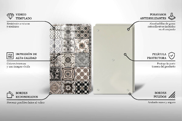 Deska do krojenia Płytki ozdobne kafelki