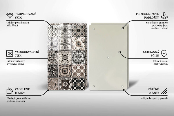 Deska do krojenia Płytki ozdobne kafelki