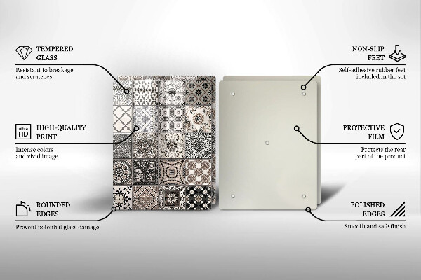 Deska do krojenia Płytki ozdobne kafelki