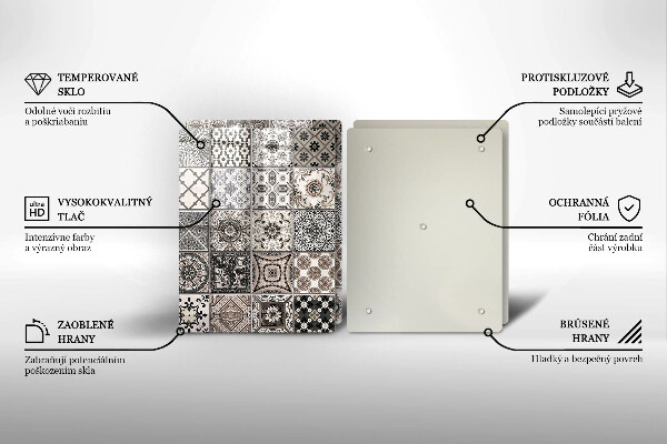 Deska do krojenia Płytki ozdobne kafelki