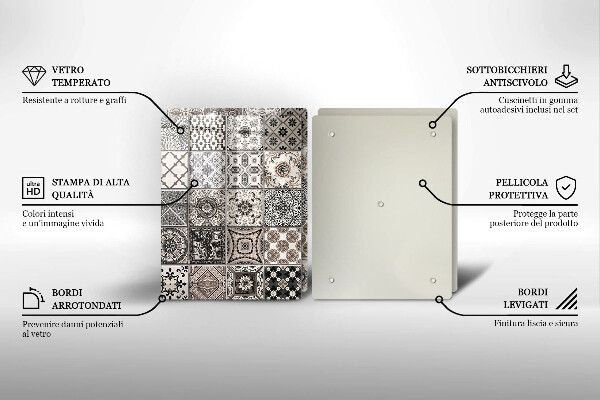 Deska do krojenia Płytki ozdobne kafelki