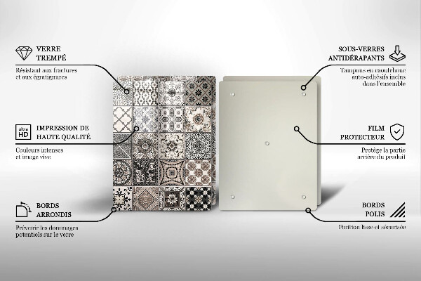 Deska do krojenia Płytki ozdobne kafelki