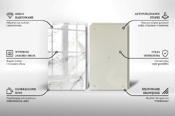 Deska do krojenia Elegancki marmur tekstura