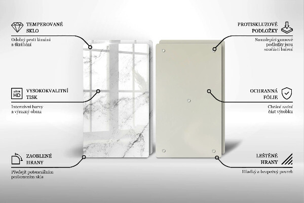 Deska do krojenia Elegancki marmur tekstura