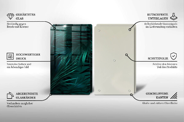 Deska do krojenia Liście dzika dżungla