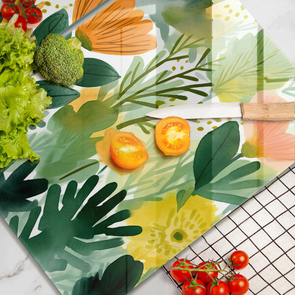 Deska do krojenia Malowane kwiaty