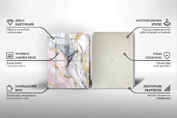 Deska do krojenia Pastelowy marmur