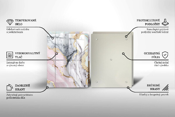 Deska do krojenia Pastelowy marmur