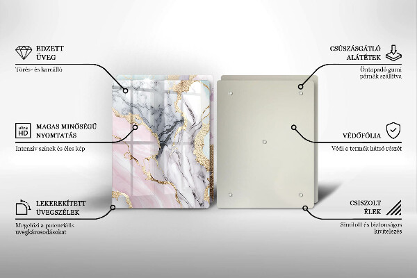 Deska do krojenia Pastelowy marmur