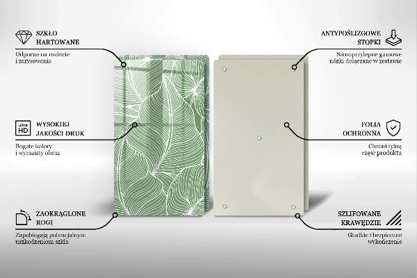 Deska do krojenia Linearne liście