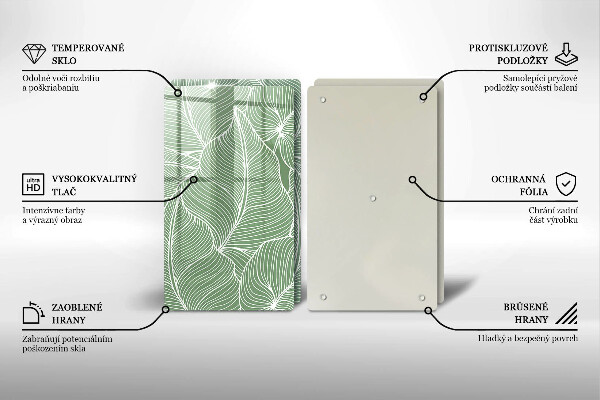 Deska do krojenia Linearne liście