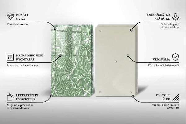 Deska do krojenia Linearne liście