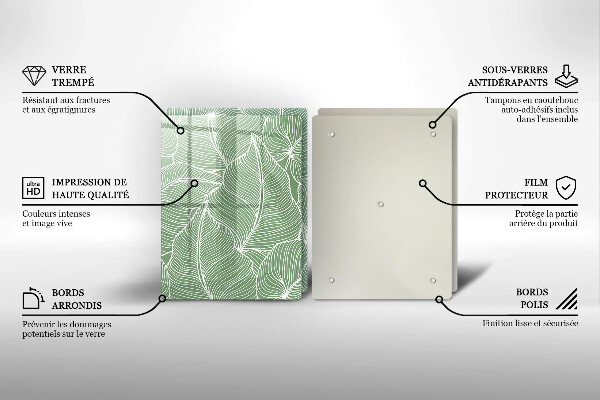 Deska do krojenia Linearne liście