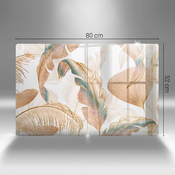 Deska do krojenia Boho pióra i liście