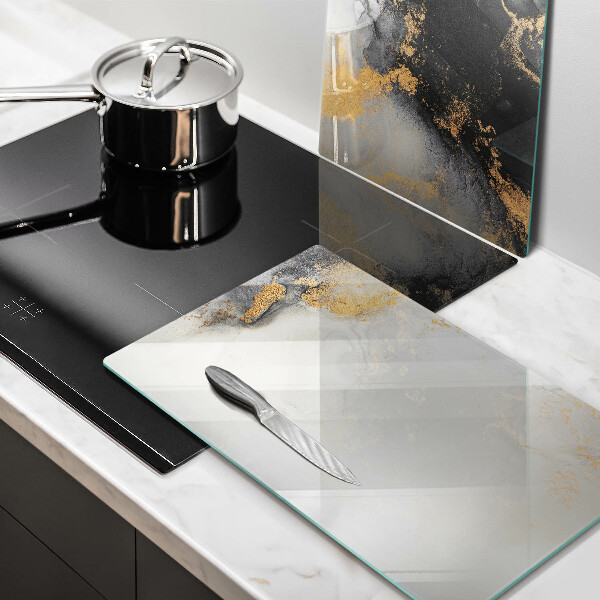 Deska do krojenia Abstrakcja ze złotem