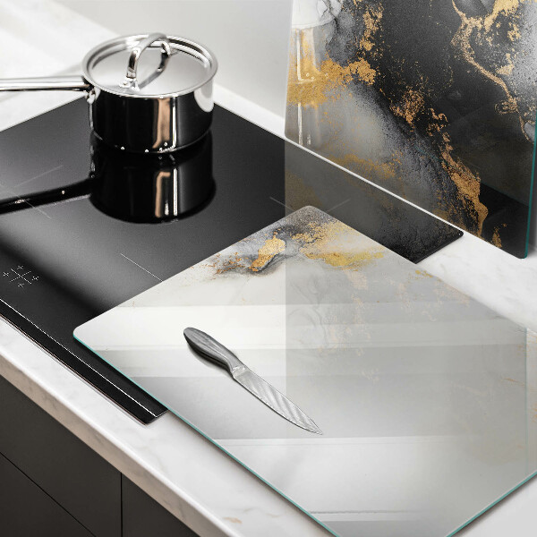 Deska do krojenia Abstrakcja ze złotem