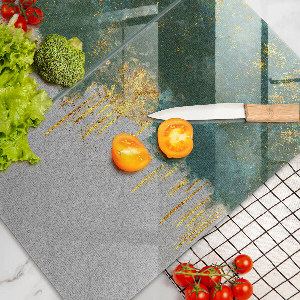 Deska do krojenia Abstrakcja ze złotem