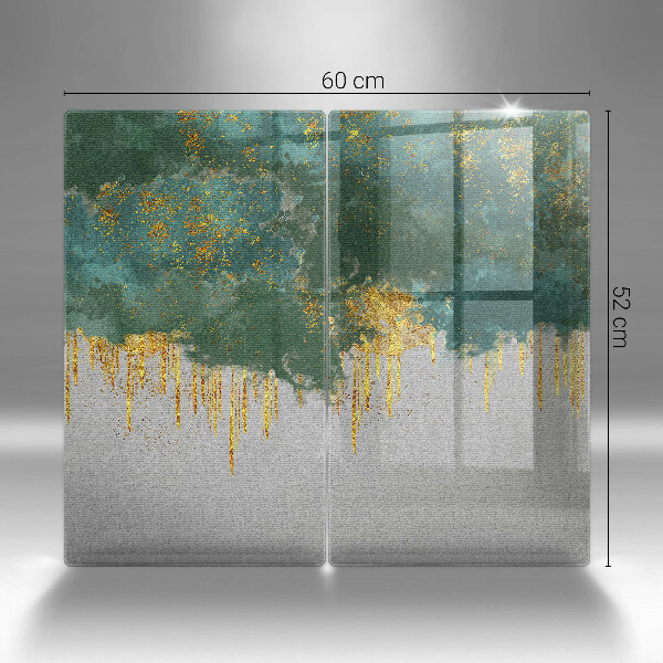 Deska do krojenia Abstrakcja ze złotem