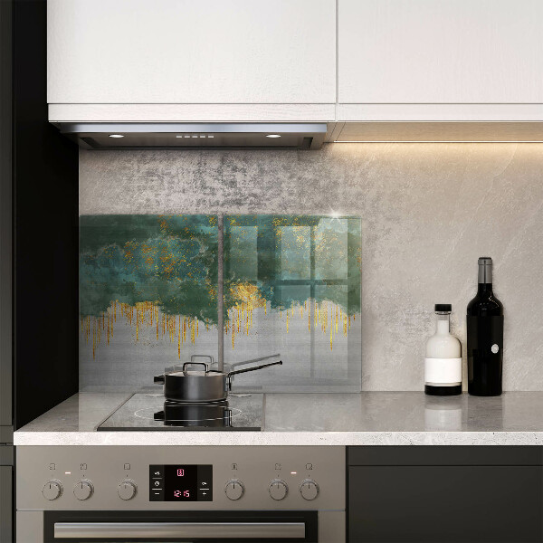 Deska do krojenia Abstrakcja ze złotem