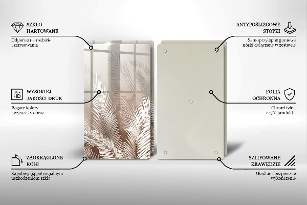 Deska do krojenia Roślinność boho liście