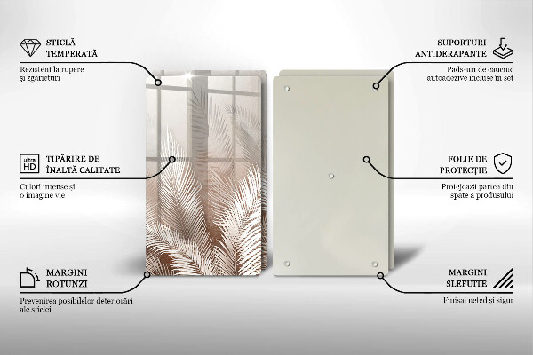 Deska do krojenia Roślinność boho liście