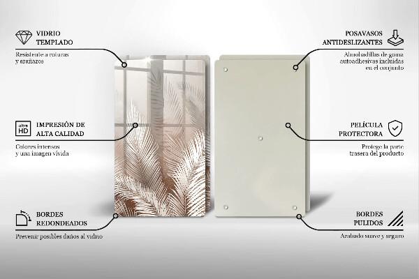 Deska do krojenia Roślinność boho liście