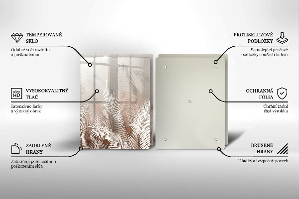 Deska do krojenia Roślinność boho liście