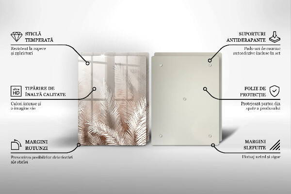 Deska do krojenia Roślinność boho liście