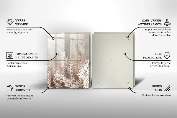 Deska do krojenia Roślinność boho liście