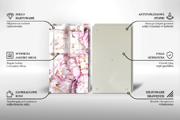 Deska do krojenia Bukiet piwonii