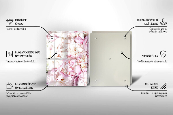 Deska do krojenia Bukiet piwonii