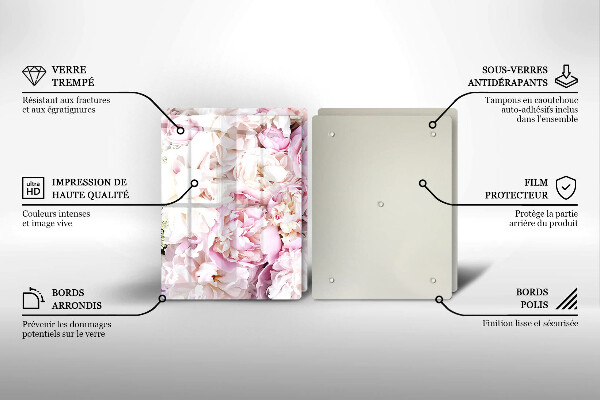 Deska do krojenia Bukiet piwonii