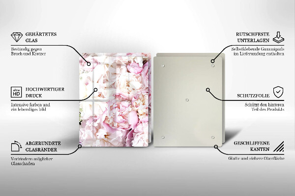 Deska do krojenia Bukiet piwonii