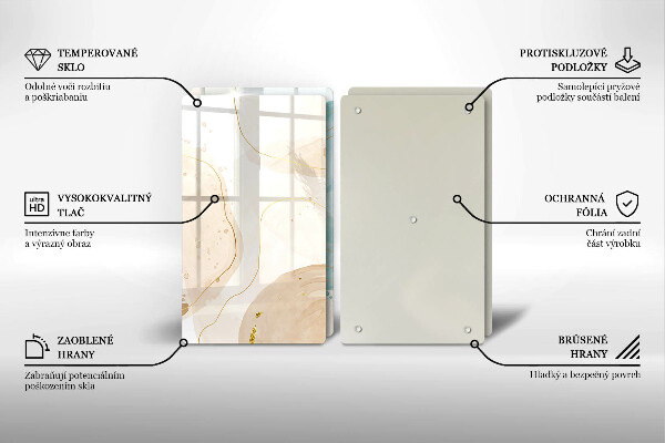 Deska do krojenia Jasne boho kształty