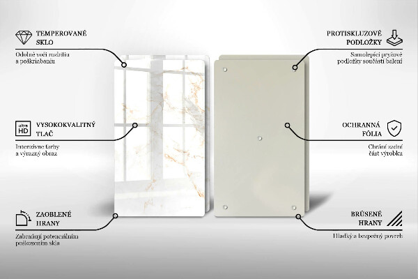 Deska do krojenia Elegancki kamień marmur