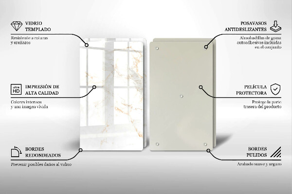 Deska do krojenia Elegancki kamień marmur