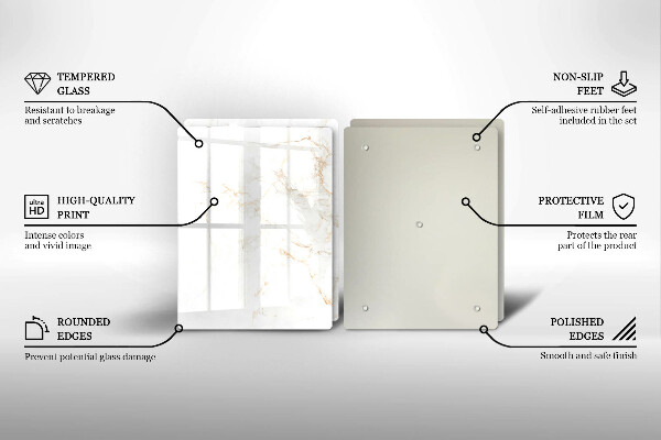 Deska do krojenia Elegancki kamień marmur