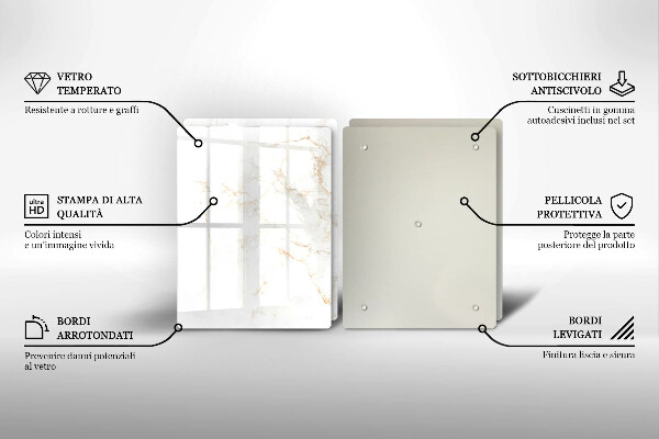 Deska do krojenia Elegancki kamień marmur