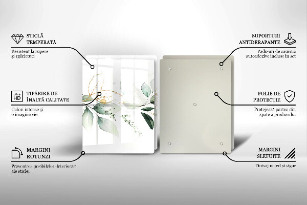 Deska do krojenia Akwarelowe liście