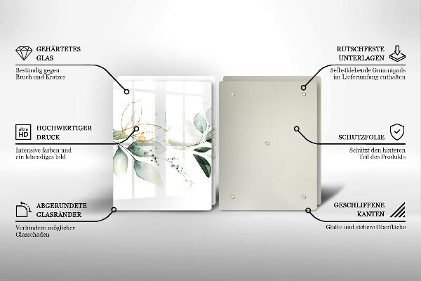 Deska do krojenia Akwarelowe liście