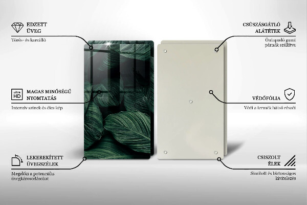 Deska do krojenia Ciemne liście