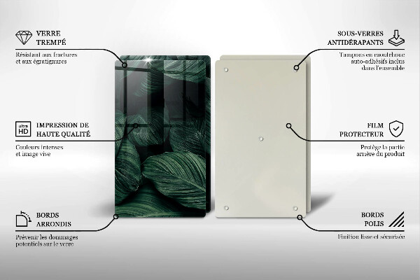 Deska do krojenia Ciemne liście